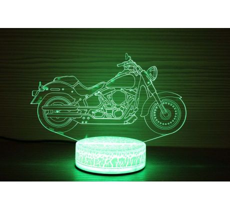 Beling 3D lampa, Harley Davidson old , 7 barevná S5DS13