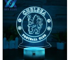 Beling Dětská lampa, 3D lampa Chelsea, 7 barevná S9172