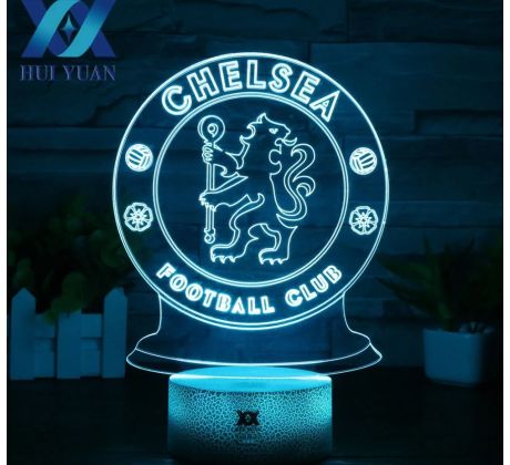 Beling Dětská lampa, 3D lampa Chelsea, 7 barevná S9172