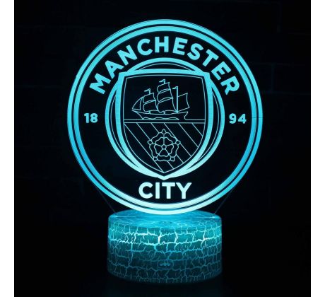 Beling Dětská lampa,, Manchester City, 7 barevná S229