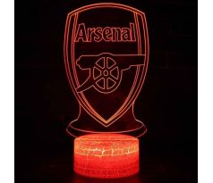 Beling 3D lampa, 3D lampa Arsenal, 7 barevná S71DS8