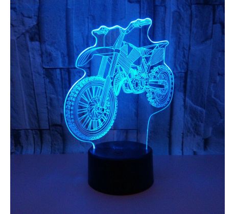 Beling 3D lampa, Dirt bike , 7 farebná HHX855521