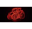 Beling 3D lampa, Traktor Claas Arion , 7 farebná XC38