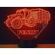 Beling 3D lampa, Traktor Fendt s prívesom, 7 farebná PPE56
