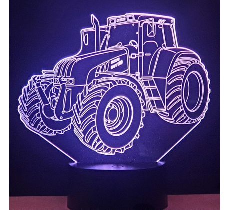 Beling 3D lampa, Traktor Steyr CVT 150 , 7 farebná 55KH