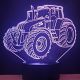 Beling 3D lampa, Traktor Steyr CVT 150 , 7 farebná 55KH