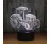 Beling 3D lampa, traktor, 7 farebná HV54sss