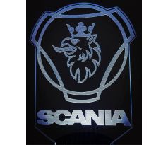 Beling 3D lampa, Scania Logo , 16 barebná K12