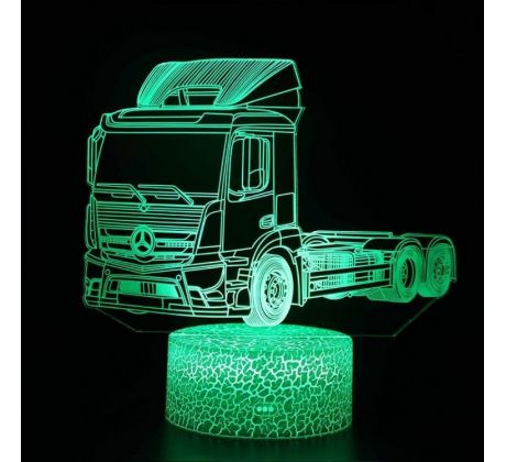 Beling 3D lampa, Mercedes, 16 barebná K19