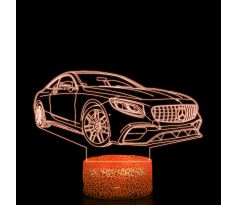 Beling 3D lampa, 2018 Mercedes S class coupe, 7 farebná O11