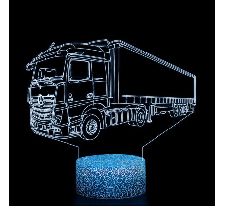 Beling 3D lampa, Mercedes Actros 1848, 7 farebná O5