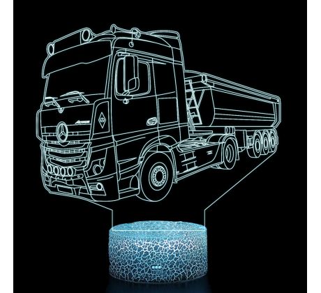 Beling 3D lampa, Mercedes Actros 1853, 7 farebná O1