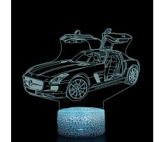 Beling 3D lampa, Mercedes Benz SLS AMG GT, 7 farebná O4