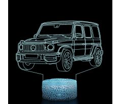 Beling 3D lampa, Mercedes G63 AMG, 7 farebná O6