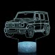 Beling 3D lampa, Mercedes G63 AMG, 7 farebná O6