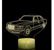 Beling 3D lampa, Mercedes-Benz 300 SEL W126, 7 farebná O8