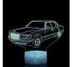 Beling 3D lampa, Mercedes-Benz 300 SEL W126, 7 farebná O8