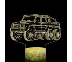 Beling 3D lampa, Mercedes-Benz G63 AMG, 7 farebná O14