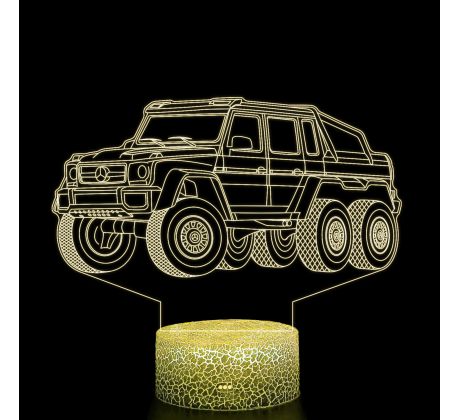 Beling 3D lampa, Mercedes-Benz G63 AMG, 7 farebná O14