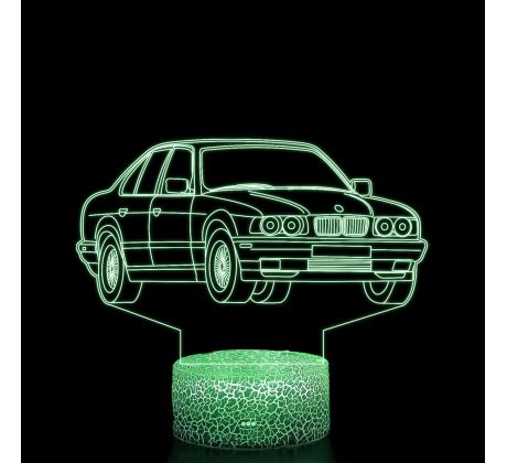 Beling 3D lampa,BMW M5 E34, 7 farebná ZZI25