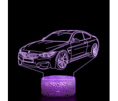 Beling 3D lampa, BMW M4 3d, 7 farebná ZZI22