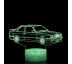 Beling 3D lampa,BMW M3 coupe E30, 7 farebná ZZI20