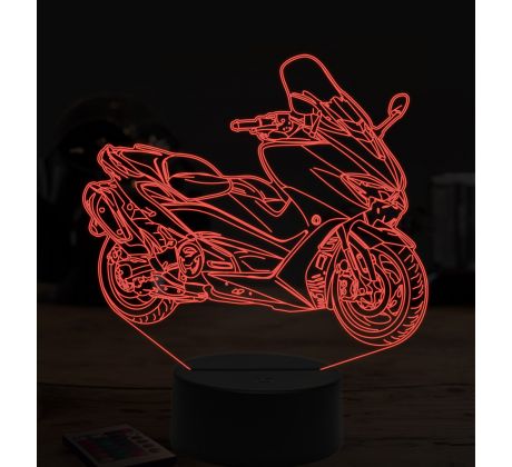 Beling 3D lampa,Yamaha T MAX 550, 7 farebná ZZ66