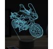 Beling 3D lampa,Yamaha motorka, 7 farebná ZZ62