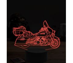 Beling 3D lampa,Star motorbike, 7 farebná ZZ56