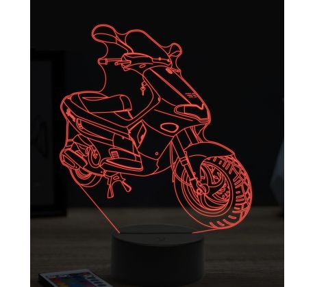 Beling 3D lampa,Scooter gilera runner, 7 farebná ZZ55