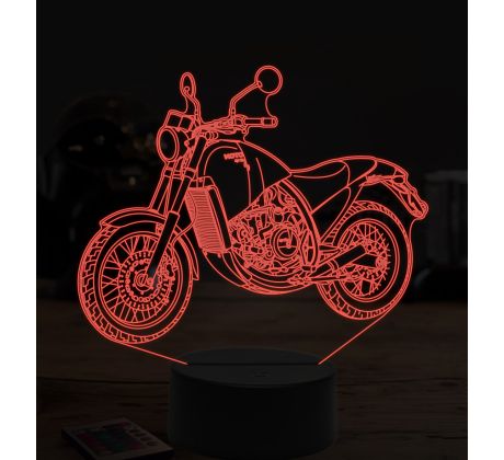 Beling 3D lampa,Aprilia 650, 7 farebná ZZ52