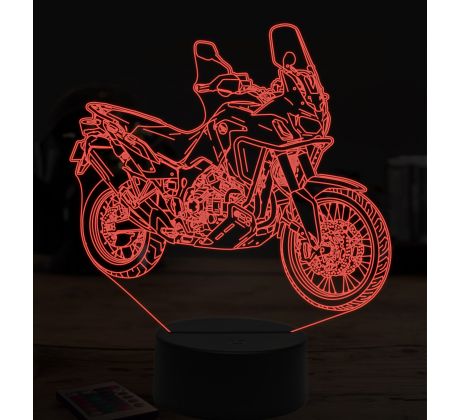 Beling 3D lampa,Honda africa twin crf 1000, 7 farebná ZZ44