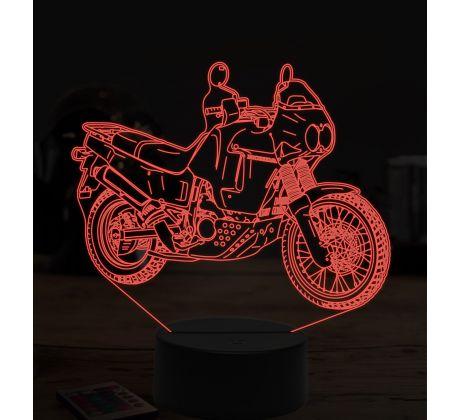 Beling 3D lampa,Honda Afrika old 7 farebná ZZ43