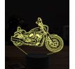 Beling 3D lampa, harley davidson night road, 7 farebná ZZ40