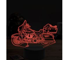 Beling 3D lampa,harley davidson electra glid, 7 farebná ZZ39