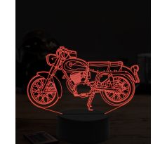 Beling 3D lampa, Gilera giubileo 98, 7 farebná ZZ38