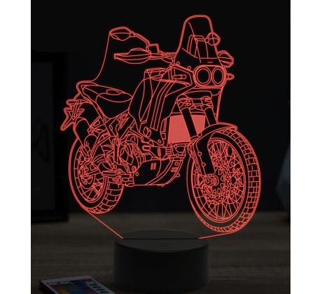 Beling 3D lampa,Ducati desert X, 7 farebná ZZ36