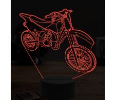 Beling 3D lampa,Dirt bike 2, 7 farebná ZZ33