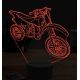 Beling 3D lampa,Dirt bike 2, 7 farebná ZZ33