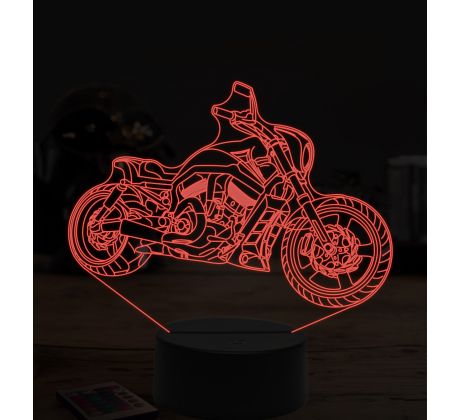 Beling 3D lampa, cruiser motorka 7 farebná ZZ32