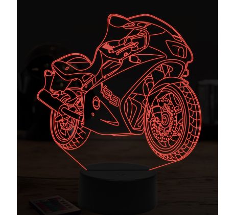 Beling 3D lampa, Bimota yb9, 7 farebná ZZ23