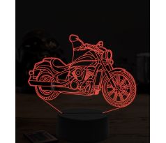 Beling 3D lampa, Kawasaki VN900, 7 farebná ZZ11