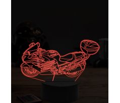 Beling 3D lampa,Kawasaki Ninja ZX-14R, 7 farebná ZZ10