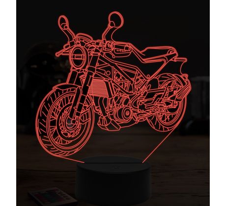 Beling 3D lampa,Husqvarna vitpilen 401, 7 farebná ZZ9