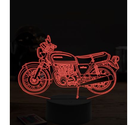 Beling 3D lampa,Honda 550, 7 farebná ZZ8