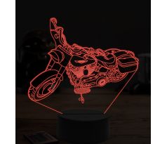 Beling 3D lampa, Harley davidson road king, 7 farebná ZZ6