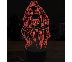 Beling 3D lampa, moto GP 1, 7 farebná ZZ2