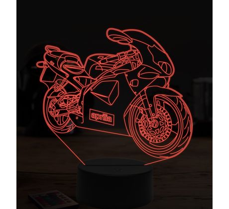 Beling 3D lampa, Aprilia RS 125, 7 farebná ZZ1