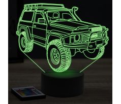 Beling 3D lampa,nissan patrol Y60, 7 farebná Y20