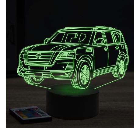 Beling 3D lampa,nissan patrol 2021, 7 farebná Y119